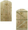 Bespoke Custom Made To Measure UPTO HEIGHT: 6ft (180cm High) Tongue & Groove Semi-Braced Arch Top Pathway Garden Pedestrian Gate [Width Between 75CM to 90CM Hinge Pack Option Removed