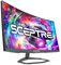 Sceptre Curved 24.5-inch Gaming Monitor up to 240Hz 1080p R1500 1ms DisplayPort x2 HDMI x2 Blue Light Shift Build-in Speakers, Machine Black 2023 (C255B-FWT240)