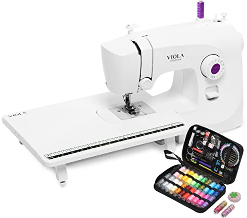 VIOLA Atelier M14 Nähmaschine mit Anschiebetisch und Nähtasche inklusive