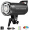 GODOX SK400IIV Professional Studio Strobe Flash LED Studioblitz Videolicht Bowens Mount Blitzgeräte Kit,400W,2.4G Wireless X System,5600±200K,LED Modeling Lamp für Studio (SK400II Upgraded)