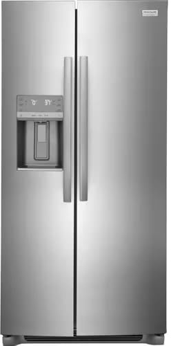 Gallery 22.3 cu. ft. 33 in. Standard Depth Side by Side Refrigerator in Smudge-Proof Stainless Steel