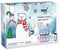 KREUL 42853 - Window Color Set Hello Winter, 6 x 80 ml peinture pour fenêtres, inclus contour noir, set complet avec couleurs brillantes, paillettes et modèles
