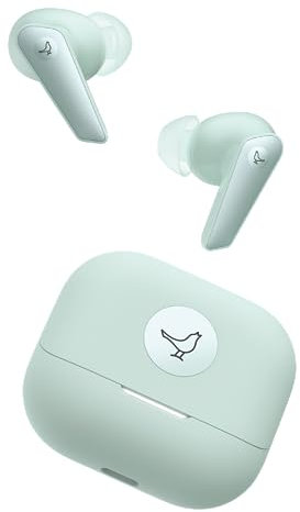 Libratone AIR+ 3 True Wireless In-Ear Kopfhörer mit aktiver Geräuschunterdrückung (Hi-Fi Sound, 24h Akku, ANC, Noise Cancelling, IP54, Bluetooth 5.2) (grün)