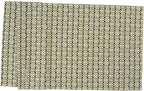 Sander Table and Home Serie Grady, schwarz-grau, Größe:Tischläufer 50 x 140 cm