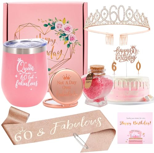 AWDK 60. Geburtstag Geschenk für Frauen - Geburtstagsgeschenk für Freundin, Mama, Schwester, Tochter