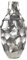Riess Ambiente Elegante Vase Organic Orient 45cm Silber Hammerschlag Design, dekorative Vase für Dein Wohnzimmer, Trockenblumenvase, Dekovase, Deko