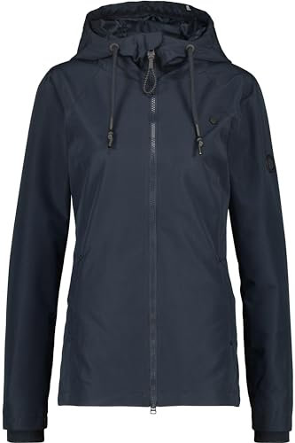 ALIFE AND KICKIN LilouAK A - Jacke Damen Übergangsjacke, Frühlingsjacke Damen mit Kapuze, Leicht Gefütterte Kapuzenjacke Damen Übergangsjacke, Jacke marine L