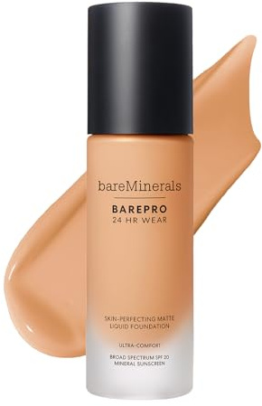 bareMinerals BAREPRO 24H Matte Flüssige Mineral-Foundation SPF 20, 30ml
