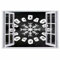 3D Wandtattoo Durchbruch Wanddeko Runen Wanddurchbruch sticker selbstklebend Wandbild Wandsticker Kompass Wohnzimmer Wanddeko Wandaufkleber für Teenager Zimmer 90x60cm