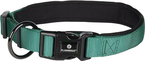 Flamingo Halsband Abbi GRÜN L 50-55CM 25MM