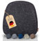 kontor28® - Sitzkissen Filz handgefertigt Made IN Germany | Sitzkissen Stuhl 39x40 cm aus rPET-Filz extra weiche und robuste Polsterung | Sitzauflage Stuhl für In- und Outdoor | anthrazit 8er-Set