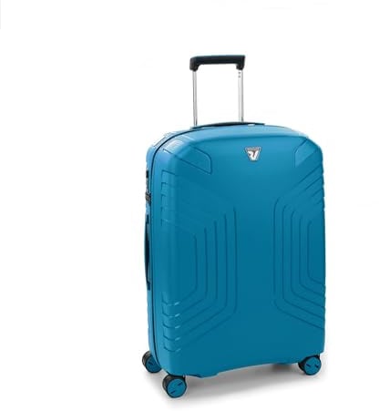 YPSILON 4.0 Hartschalen-Trolley, mittelgroß, 69 cm, erweiterbar mit Reißverschluss, 4 Rollen – Denim