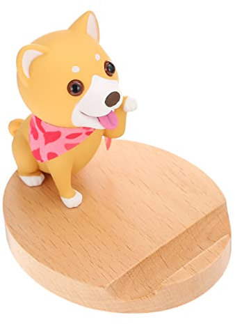 KITANDOVE Holz-telefonständer Hund Deko Tisch-handyhalter Multi-Smartphone-Halter Stabil Für Videos Und Mobilgeräte