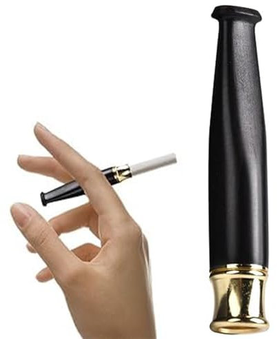 GXGM Filtre Cigarette,Porte-cigarette, Fume-cigarette, Porte-Cigarette Bois, portable réutilisable, convient aux cigarettes Regular, finition lisse, fait à la main
