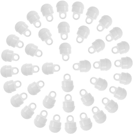 Cabilock 100stücke Solar Lampenzubehör Für Gartenlichter Wasserdichte Kappen Für Erdspieße Und Vielseitig Einsetzbar Als Endkappen Und Bodenstecker Für Solarleuchten Einfache