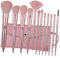 HONMEET 12stücke Teiliges Make-up Pinselset Roségold Mit Kosmetiktasche Professionelle Schminkpinsel Für Foundation Lidschatten Und Puder Für Tägliche Und Professionelle Anwendungen