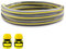 Alederways Gartenschlauch-Rohrverbindungs-Set, 1,27 cm, universell, 2 m, 2 Schlauchverbinder, Kunststoff, Schlauchverbinder, Garten, physikalische Gegenstände, 1 Packung