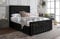 Rapyal Sleep Rio Chesterfield Bedframe with Memory Mattress – Optional Ottoman Storage in 6 Colours (Black, Double)