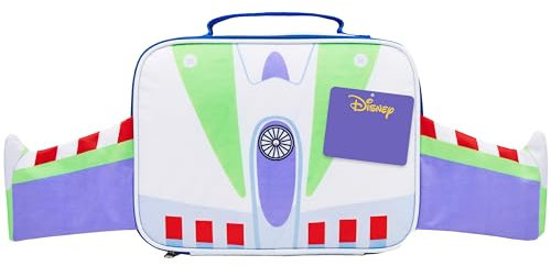Disney Toy Story Bolsa Termica Porta Alimentos Infantil con Alas en 3D Buzz Lightyear Nevera Bolso Bolsa Almuerzo para Escuela Picnic Viajar