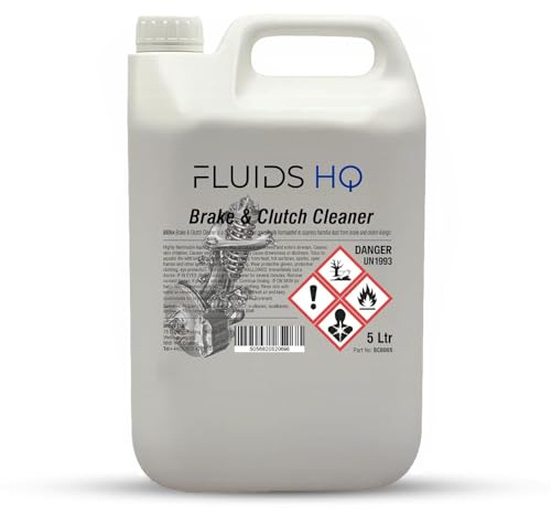 FLUIDS HQ Brake & Clutch Cleaner 5 L Removes Oil, Grease, Dust Pats Degreaser