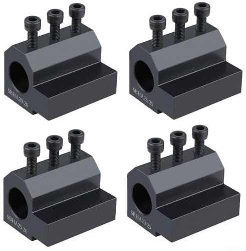 Vereinfachte Einrichtung und Freigabe des SBHA Werkzeugpfostenhalters mit geradem Schaft, perfekt geeignet für alle Drehmaschinen (20–25)