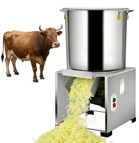 WEIMILOR Kleiner Geflügelfutterzerkleinerer für den Haushalt, robuste Edelstahlkonstruktion, zerkleinert Verschiedene Gemüsesorten, für Landwirtschaft, Viehzucht und Viehzucht