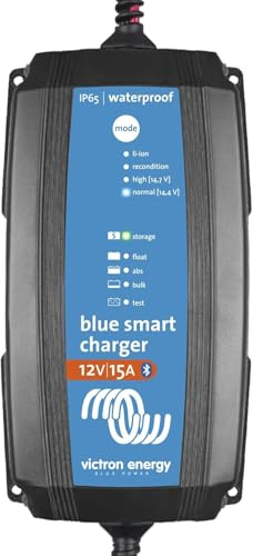 Victron Energy Blue Smart IP65 12-Volt 15 amp 230V, Batterieladegerät, Bluetooth (CEE 7/17)