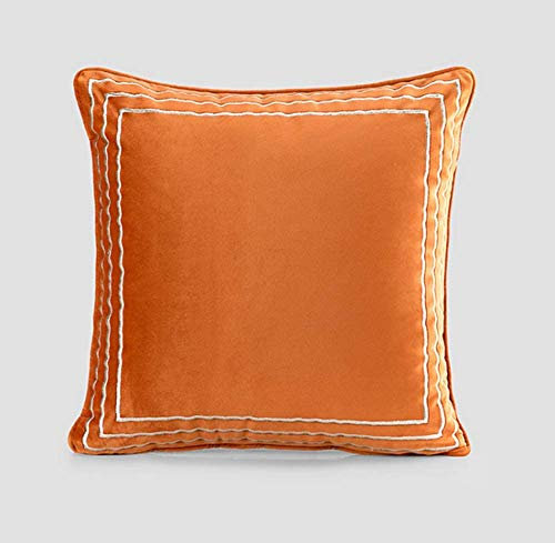 Zuodu Kissenhülle für Heim-Dekoration, mit Buchstaben, englisches Alphabet, mit Krone, Leinen-Mischgewebe, Baumwolle, Dekokissen, 45 x 45 cm, gratis Geschenk Z