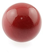 rote Klangkugel aus Messing, 16 mm