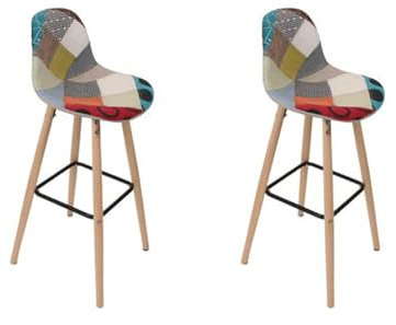 HOME DECO FACTORY Barhocker, Patchwork Riga, Holz