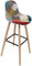 HOME DECO FACTORY Barhocker, Patchwork Riga, Holz