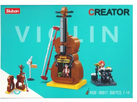Sluban Klemmbausteine Instrumentenshop Violine (308 Teile)