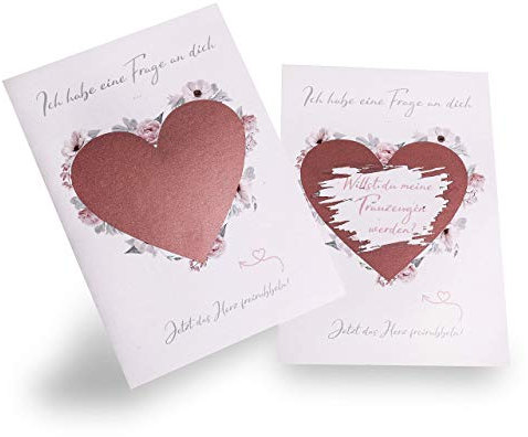 Rubbelkarte Überraschung Trauzeugin fragen