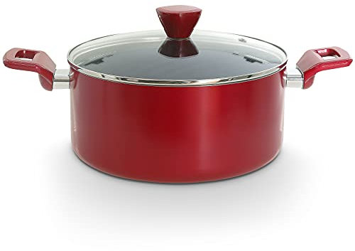 Casseruola antiaderente con coperchio – Pentole da cucina altamente qualificate con coperchi in vetro temperato trasparente, 5 Quart (funziona con modello: NCCWA13RD)