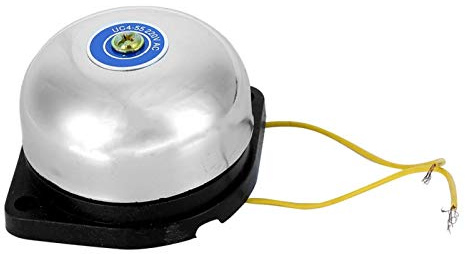 Campanello elettrico, campanello ad anello, 2 campanelli elettrici in acciaio inossidabile Tipo di suoneria interna No Spark Bell 220V 5W per segnale acustico