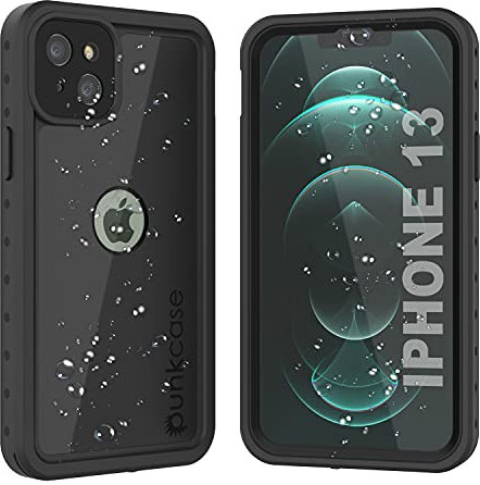 PunkCase Entworfen für iPhone 13, wasserdichte Hülle [StudStar-Serie] [Slim Fit] [IP68 Zertifiziert] [stoßfest] [schmutzdicht] [schneefest] 360° Ganzkörper-Schutzhülle für Apple iPhone 13 (6,1 Zoll