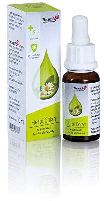 Tierarzt24 HERBI Colan unterstützt mit Kräuterkraft die Verdauung bei Nagetieren und Kaninchen - Enthält u. a. Kamille, Mariendistel und Enzian - 15 ml