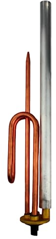 KIT para termo eléctrico de agua adaptable a la mayoría de marcas del mercado. Resistencia sumergida Termo (2000 W) + ánodo sacrificio de magnesio + junta de goma + tornillo de fijación de pletina