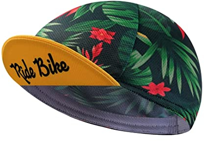 BikingBros Funny Cycling Cap - Polyester Cycling Hat-Under Helmet - Cycling Helmet Liner Breathable&Sweat Uptake, G1, One Size