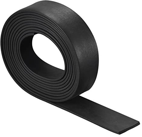 sourcing map EPDM Goma Espuma Lámina Tiras, Neopreno Láminas Rollos 3mm(T) x30mm(W) x3000(L), Bricolaje Goma Junta, Sellado Acolchado, Reducción Vibración Estera