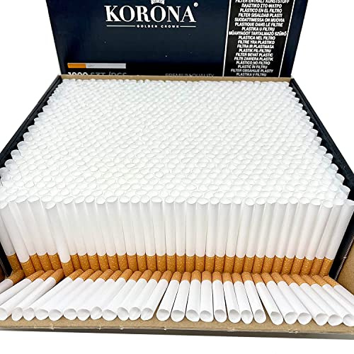 Golden Crown Regular Empty Filter Tubes - 1000pcs