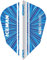 RED DRAGON Hardcore Ionic Gerwyn Price Blau Burst V-Standard Dart-Flüge - 3 Sätze pro Packung (insgesamt 9 Dart-Flüge)