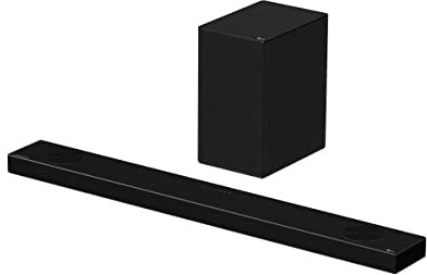 LG SP9YA Soundbar TV 520W 5.1.2 Canali Meridian con Subwoofer Wireless, Bluetooth, Tecnologia DTS:X, Dolby Atmos, Dolby Digital, Audio Alta Risoluzione, AI Sound Pro, USB, HDMI in/out (Ricondizionato)