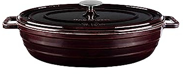 Sallys Gusseisenbräter Alime (Plum Purple Majolika)