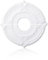 INCREWAY 1Pack Split Lighting PU Ceiling Medallion Ceiling Cover Plate Ceiling Fan Medallion Home for Light Fixtures Ceiling Light Trim, 12 Inch OD x 3.5 Inch ID