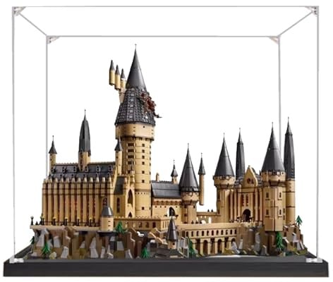 Acryl-Display, geeignet für 71043 Schloss-Staubschutz, Staubschutz, staubdichte Displaybox, kompatibel mit Lego, Modell-Schaukasten, Geschenk