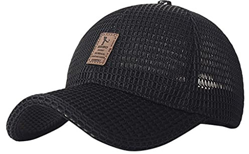 Herren Baseball-Mesh-Kappe Vent Cap Ripstop Baseball Vent Cap Trucker Verstellbar Baseballkappe