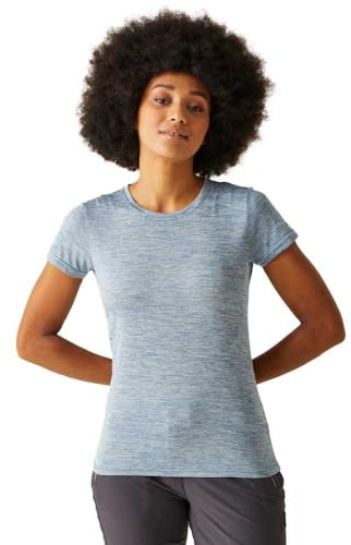 Regatta Damen Womens Fingal Edition Wicking Jersey Navy T-Shirt, 42
