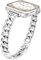 Ocaer Compatible with Apple Watch Straps 42mm 41mm 40mm 38mm, Stylish Metal Chain Link iWatch Strap for iWatch Series 10 9 8 7 6 5 4 3 2 1 SE, Slim Jewelry Apple Watch Bracelet for Women（Silver）
