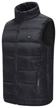 Zeiayuas Gilet Chauffant Homme Femme éLectrique Veste Chauffante Homme Avec 5 Zones de Chaleur Veste Chaud LéGer Doudounee Sans Manche Lavable Pour Moto Chasse Camping Cyclisme Pas Cher